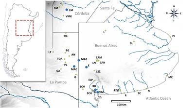 Redefining the Distributional Boundaries and Phylogenetic Relationships for Ctenomids From Central Argentina